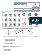 ATIVIDADE DE MATEMÁTICA - Ângulos Poligonos simetria