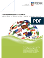 Download Master of International Trade and Development Program Brochure by Faculty of the Professions SN45656348 doc pdf