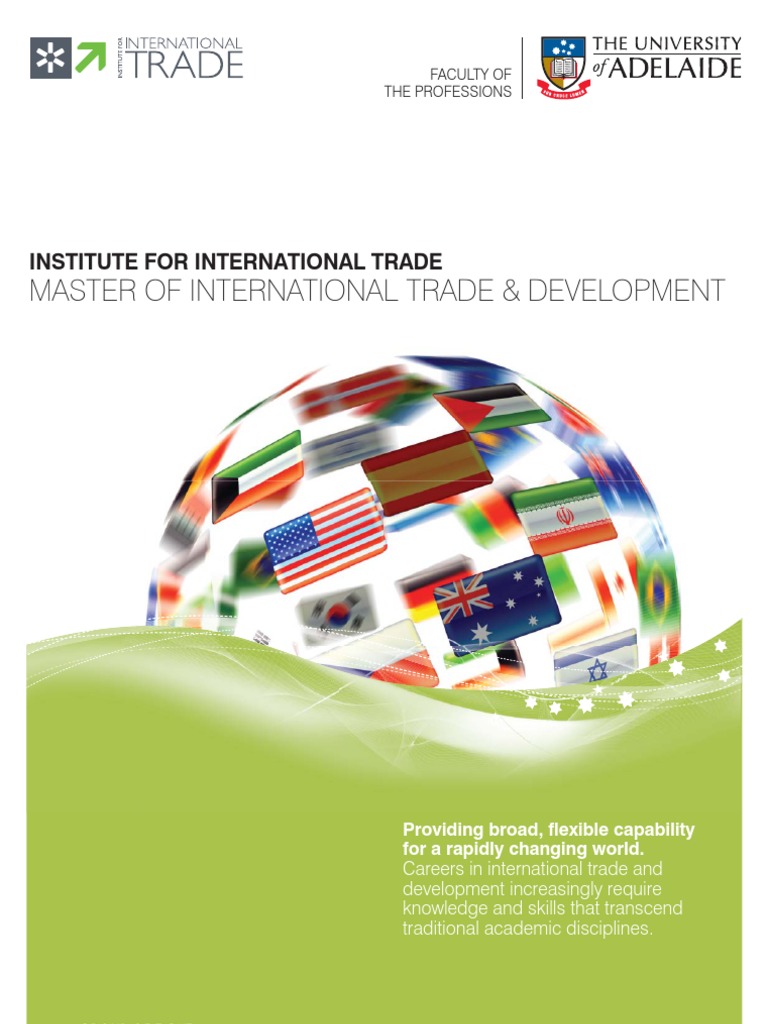 Master of International Trade and Development Program Brochure | PDF ...