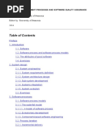 Software Development Processes and Software Quality Assurance