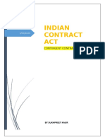 INDIAN CONTRACT ACT CONTINGENT CONTRACT