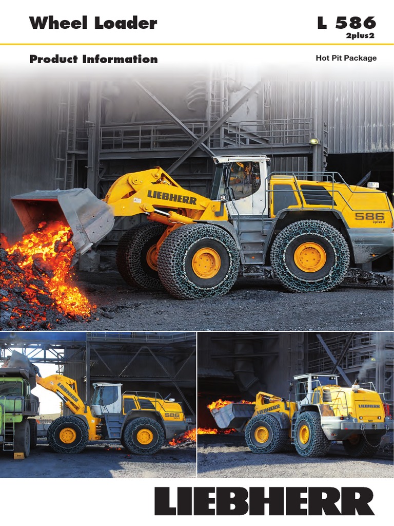 Liebherr L 586 Hot Pit Loader Specs | PDF | Loader (Equipment) | Truck