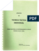 Apuntes de Técnica - Táctica Individual 1 Manuel Laguna