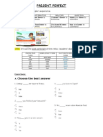 Present Perfect: Choose The Best Answer