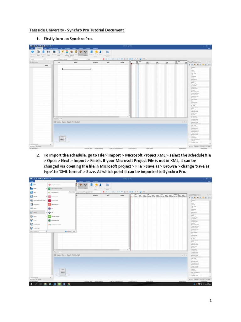 Synchro Pro Basic Training Guide | PDF | 3 D Computer Graphics | Xml