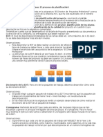 Caso M4 - El Proceso de Planificación I