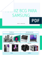 Matriz BCG para Samsung