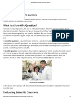 006 How To Evaluate Scientific Questions