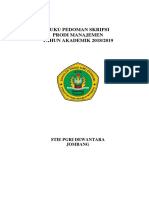 Pedoman Skripsi Manajemen 2019 PDF