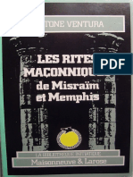 Gastone Ventura Les Rites Égyptiens de Memphis Et de Misraim PDF