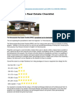Retrosuburban Real Estate Checklist