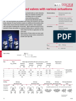 Directional Seated Valves With Various Actuations: Basic Types and General Parameters