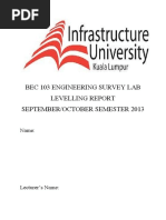 Bec 102 Engineering Survey Report