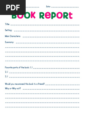book report 