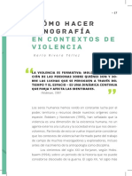 CÓMO HACER ETNOGRAFÍA EN CONTEXTOS DE VIOLENCIA Karla " Ri Vera Télle Z PDF