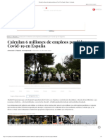 Calculan 6 Millones de Empleos Perdidos Por Covid-19 en España - Mundo - La Jornada PDF