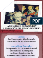 Absolutismo monárquico y formación del Estado moderno