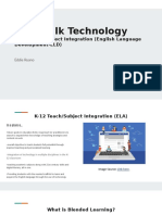Lets Talk Technology k-12 Tech Subject Integration Eld Etec 5203