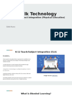 Lets Talk Technology k-12 Tech Subject Integration Pe Etec 5203