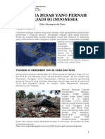 Bencana Terbesar yg pernah terjadi di Indonesia dan Dunia