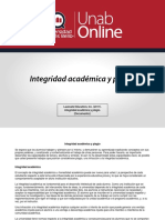 Integridad Academica y Plagio