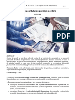 Analiza Contului de Profit Și Pierdere PDF