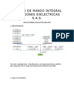 CUADRO DE MANDO INTEGRAL SOLUCIONES DIELECTRICAS Solucion trabajo 1