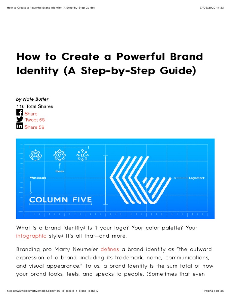A Step-by-Step Guide to Creating a Powerful Brand Identity | PDF ...