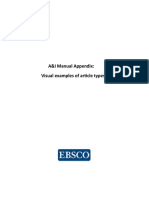 A&I Manual Appendix: Visual Examples of Article Types