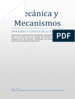 Carpeta de Mecánica y Mecanismos Año 2013