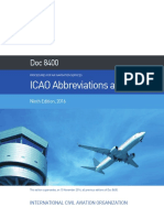 ICAO Abbreviations and Codes - Ninth Edition