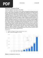 Company Name: Tesla Business Sector: Automobile and Energy Operating Geography: North America, USA, Global