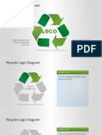 Recycle Logo Diagram: This Is A Sample Text Insert Your Desired Text Here