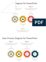 Gear Process Diagram For Powerpoint: Step 1