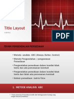 Metode Analisis ABC Dan VEN