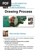 Drawing Process: Bulk Deformation Processes in Metalworking