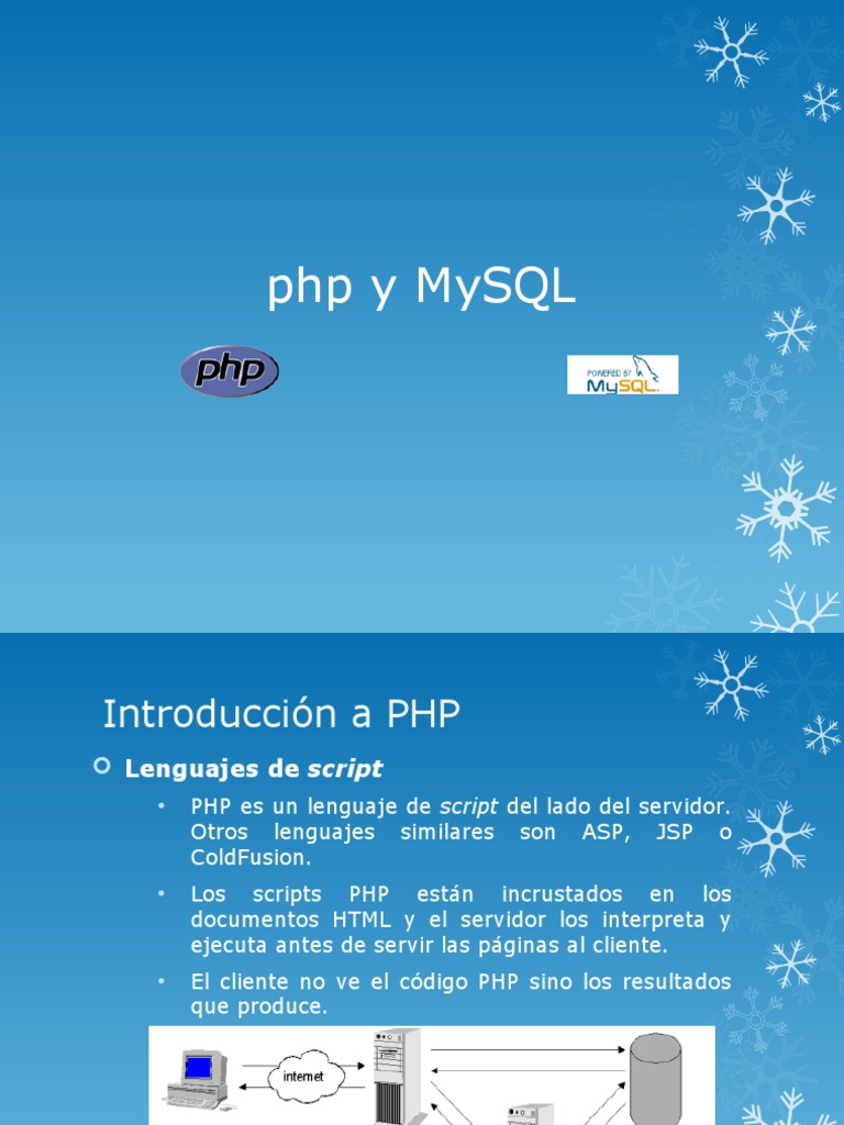PHP y MySQL | PDF | Php | Página web