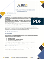Informe de Presupuesto - La Glorieta PDF