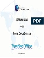 User Manual for the Treaties Office Database