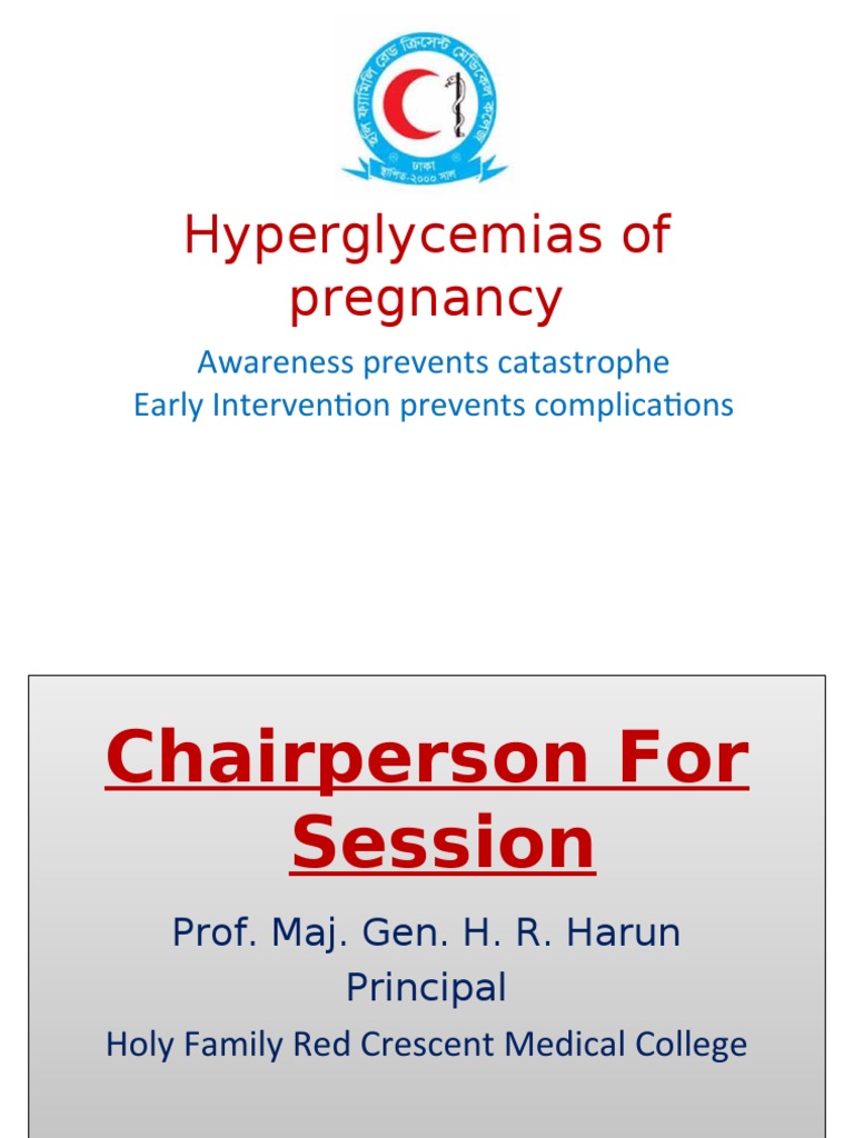 Managing Hyperglycemia in Pregnancy | PDF | Gestational Diabetes ...