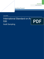 International Standard On Auditing (UK) 530: Audit Sampling