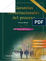 Ovalle Favela, José, Garantías constitucionales del proceso (3a. ed.), Oxford University Press México 2007