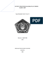 Tabel Input Output Provinsi Kalimantan Timur Tahun 2007