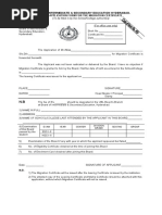 Board of Intermediate & Secondary Education Hyderabad.: Application Form For The Migration Certificate