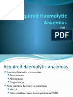 Acquired Haemolytic Anaemias