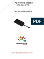 GPS Vehicle Tracker: User Manual For GT02