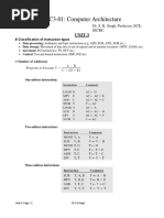 5EC3-01: Computer Architecture: UNIT-3