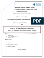 Analyse de La Performance Logistique PDF