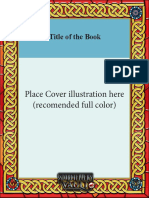 Place Cover Illustration Here (Recomended Full Color) : Title of The Book