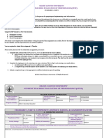 Gcu Student Teaching Evaluation of Performance Step Standard 1 Part I - Signed 1